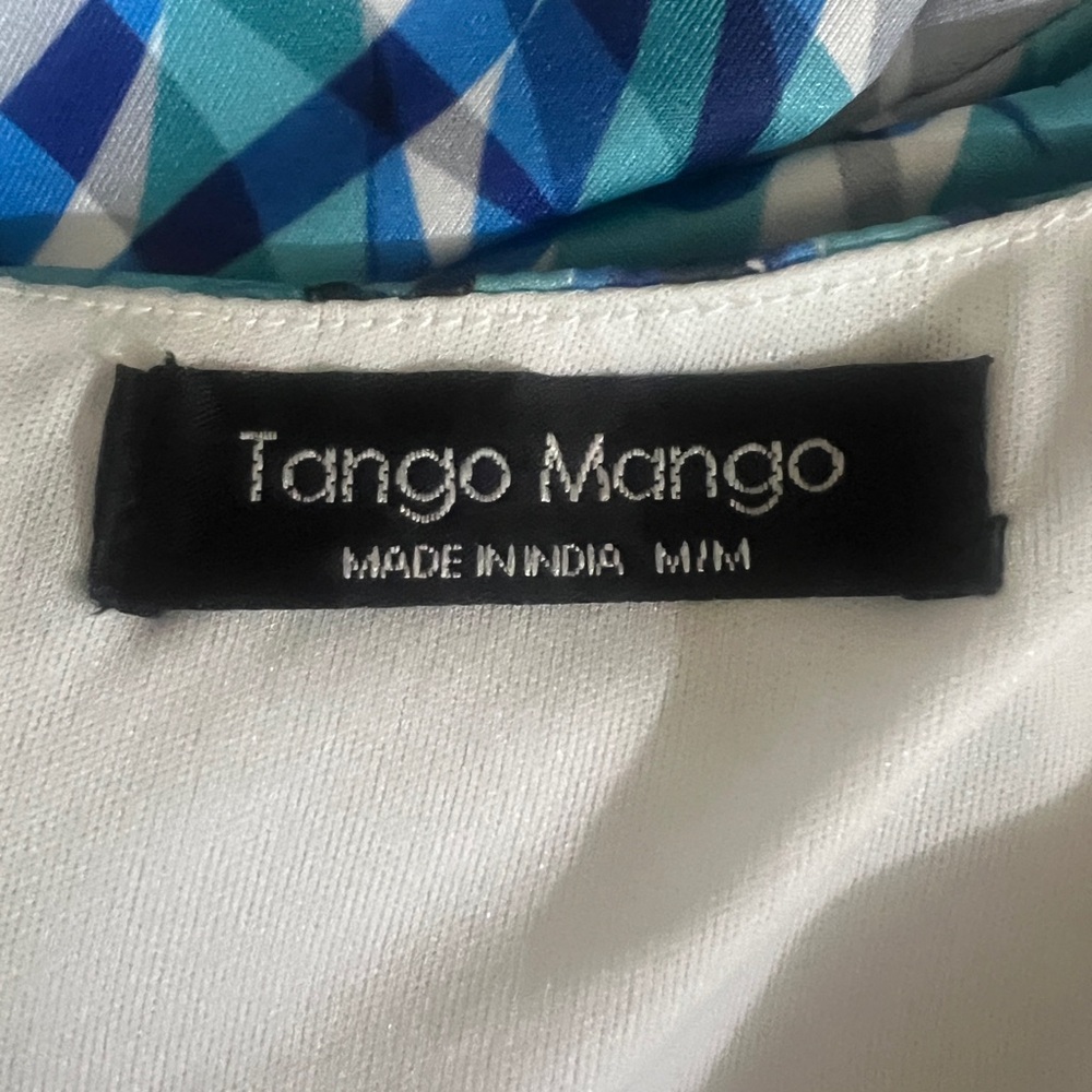 Tango Mango Above Knee Sleeveless Dress Side Ties and Built In Shorts - sz M - Picture 6 of 6